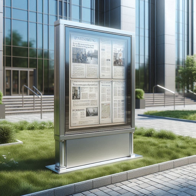 Tablice ogoszeniowe zewntrzne wolnostojce – jak wybra idealny model dla Twojej firmy